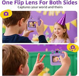 ORGSTA Cámara de impresión instantánea para niños y niñas, cámara digital HD de 1080P con 3 rollos de papel de impresión y tarjeta de 32G, juguetes de regalo de cumpleaños de Navidad para niños de 3 a