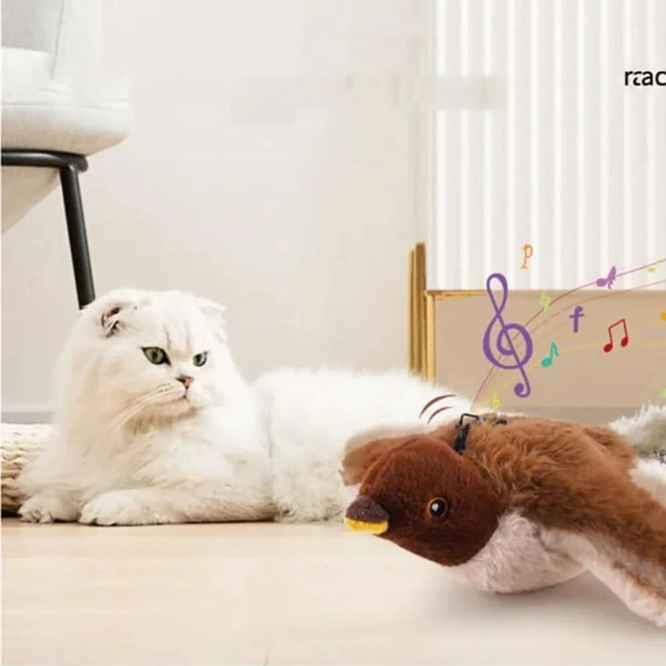 Pajaro Interactivo para Gatos Recargable